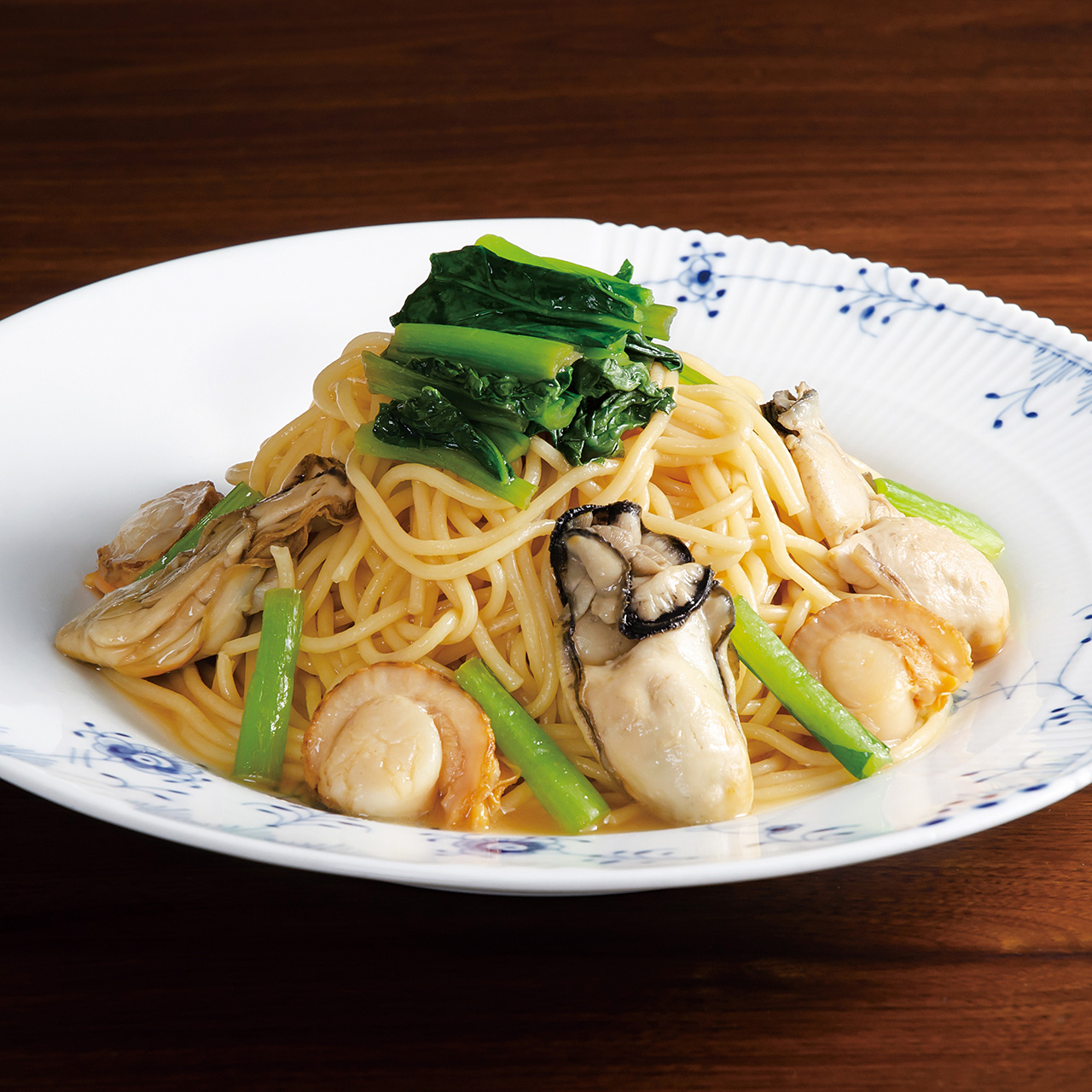 大粒広島牡蠣と帆立のバター醬油