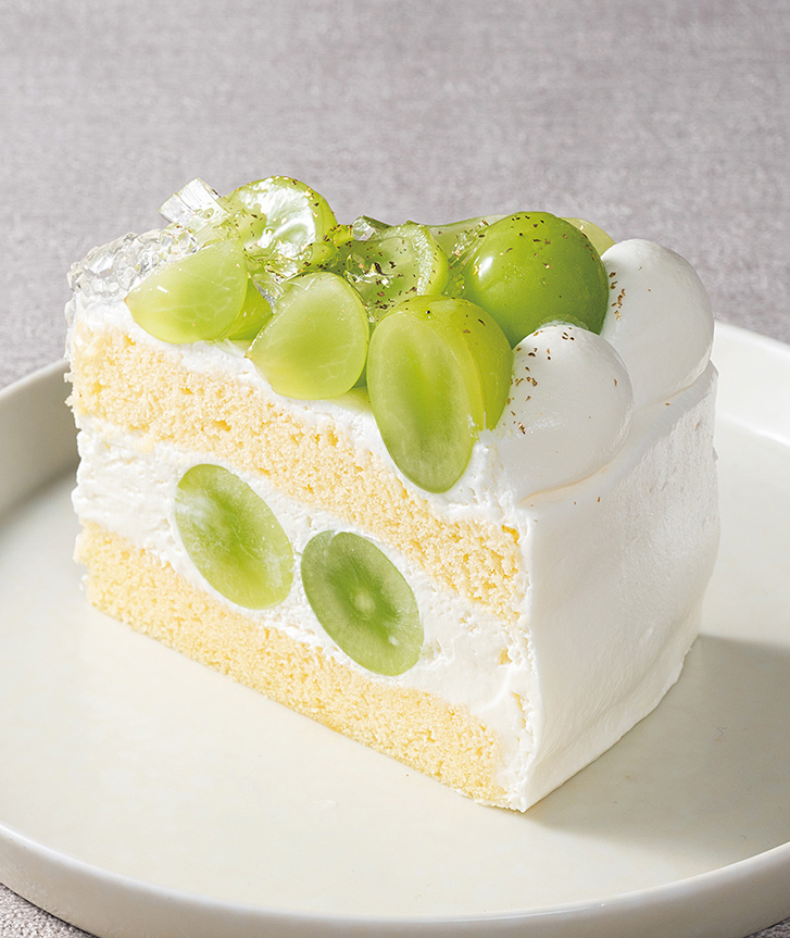 シャインマスカットのショートケーキ