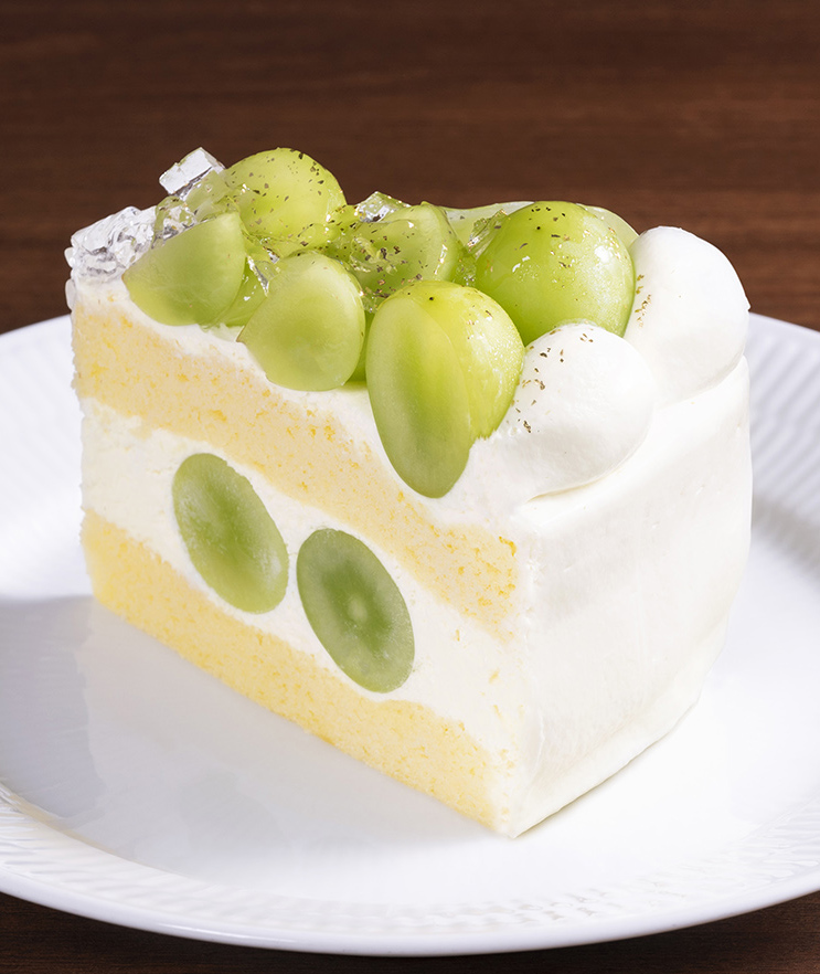 シャインマスカットのショートケーキ
