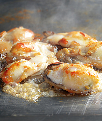 広島牡蠣のバター焼き ～ポン酢醤油～