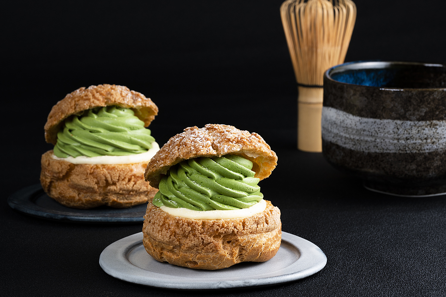 八女抹茶のシュークリーム｣が3月15日(金)より3店舗限定で新登場 | 東和