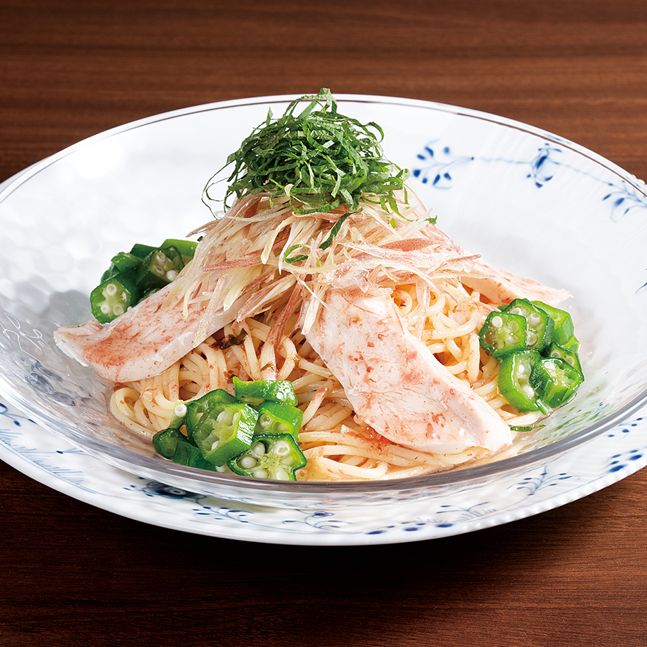 九州みつせ鶏と香味野菜の梅風味