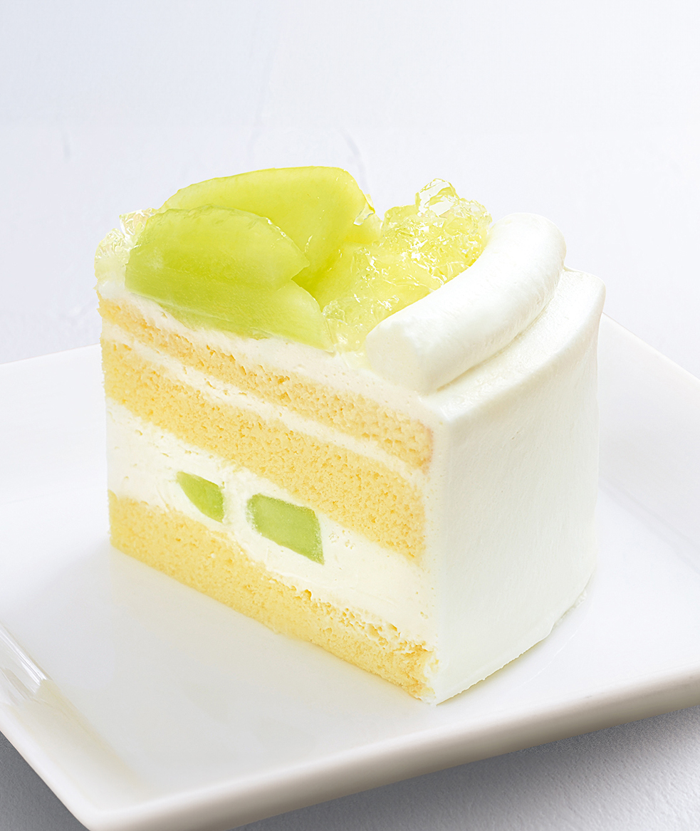 マスクメロンのショートケーキ