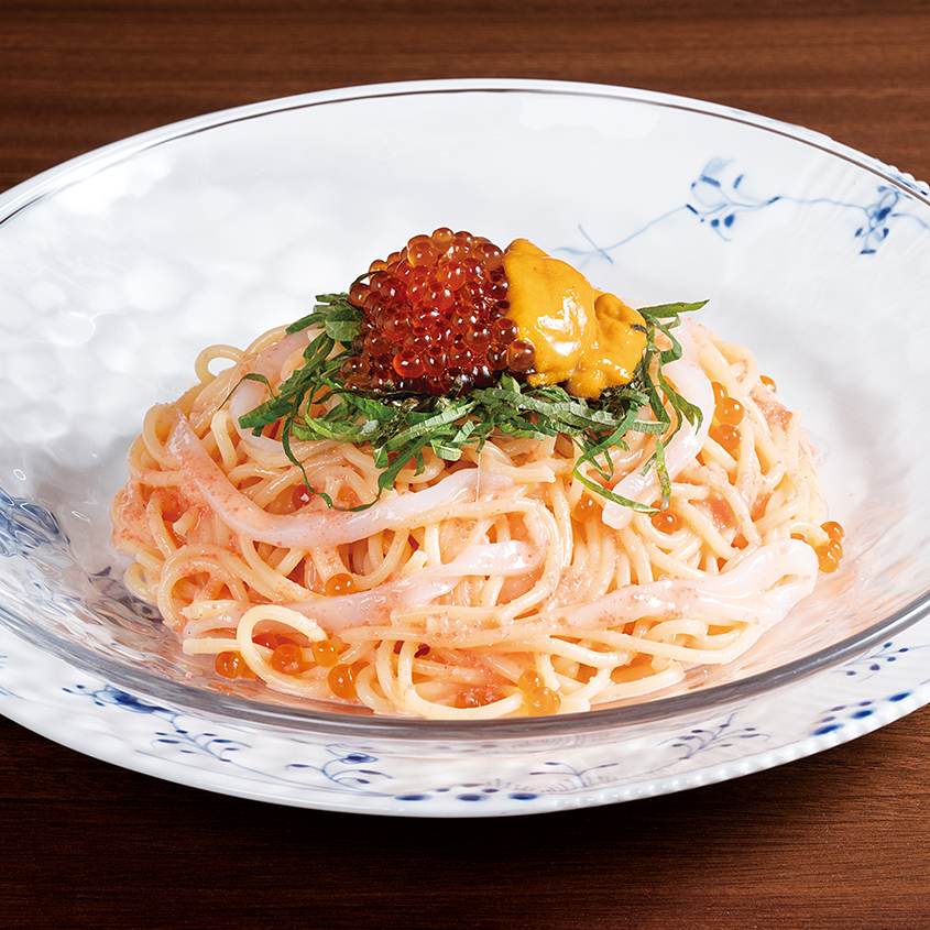 うにといくらの博多明太子