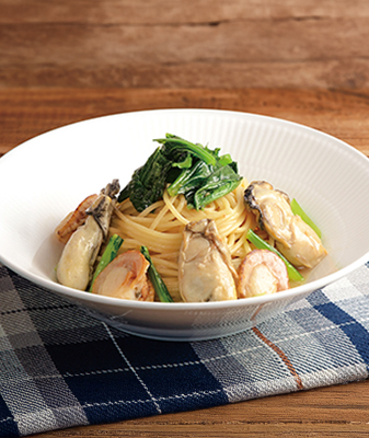 旨みたっぷり！大粒牡蠣と帆立の和風だし仕立て