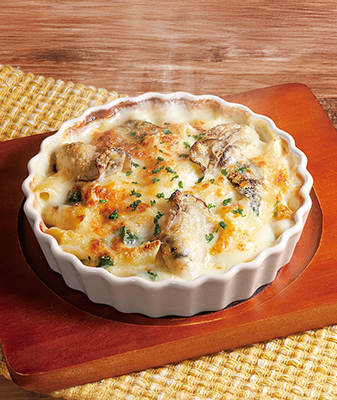 冬の贅沢！大粒牡蠣のマカロニグラタン