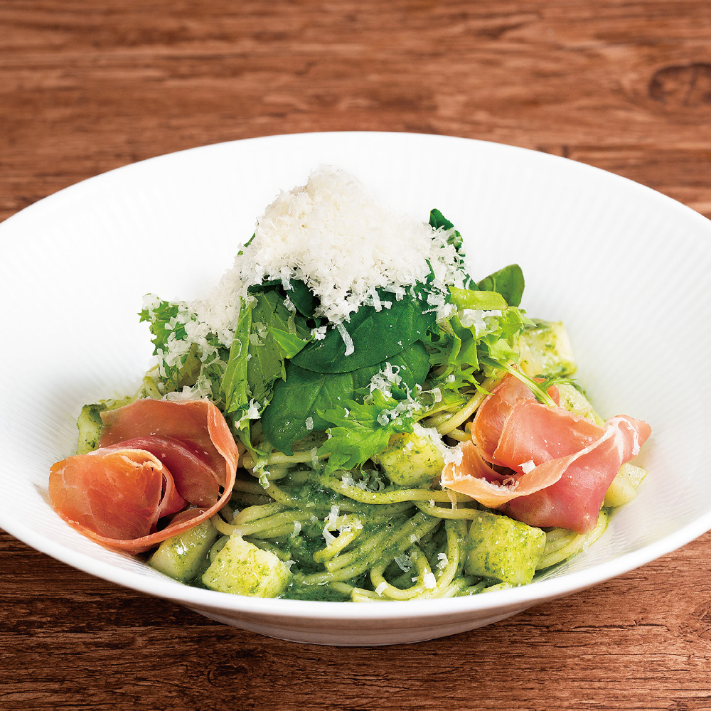 生ハムのジェノベーゼ