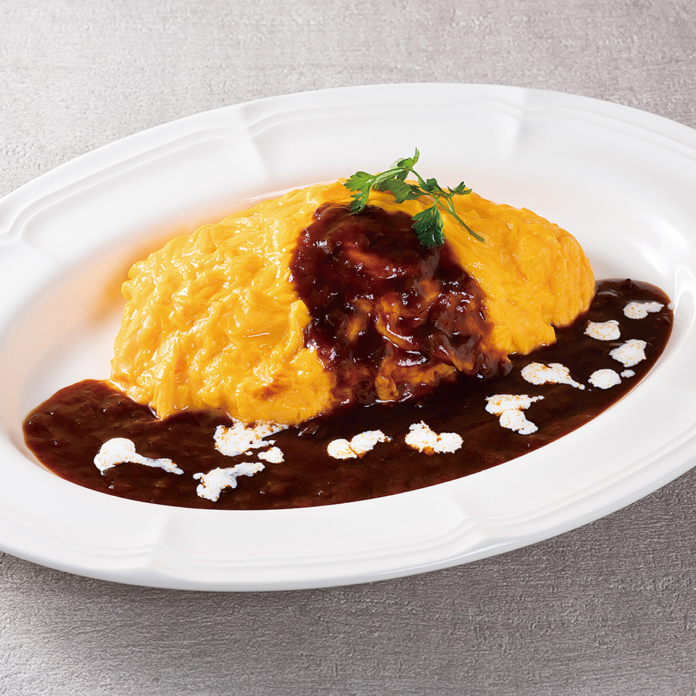 特製デミグラスソースのオムライス