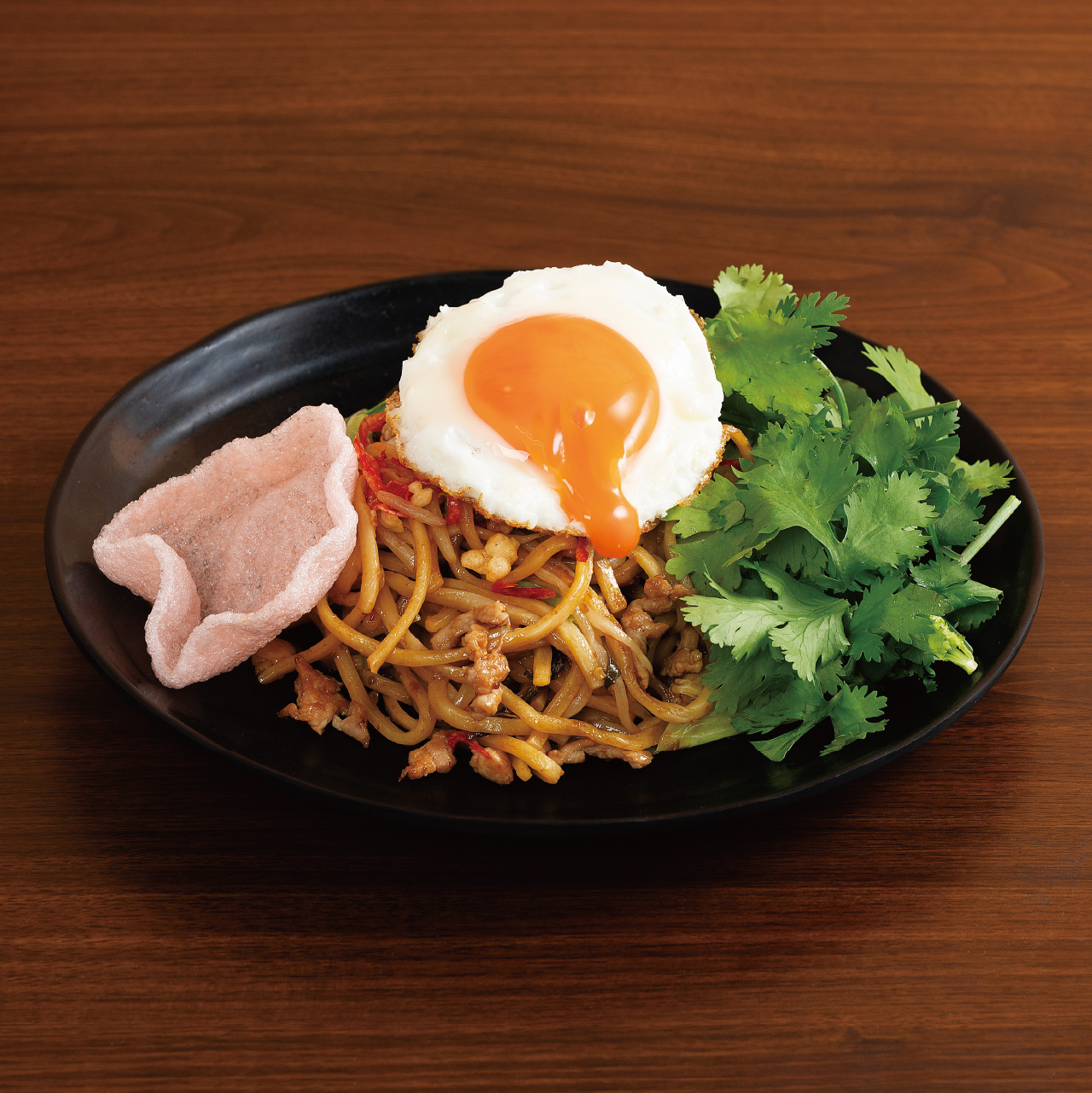 ピリ辛 ガパオ風焼きそば