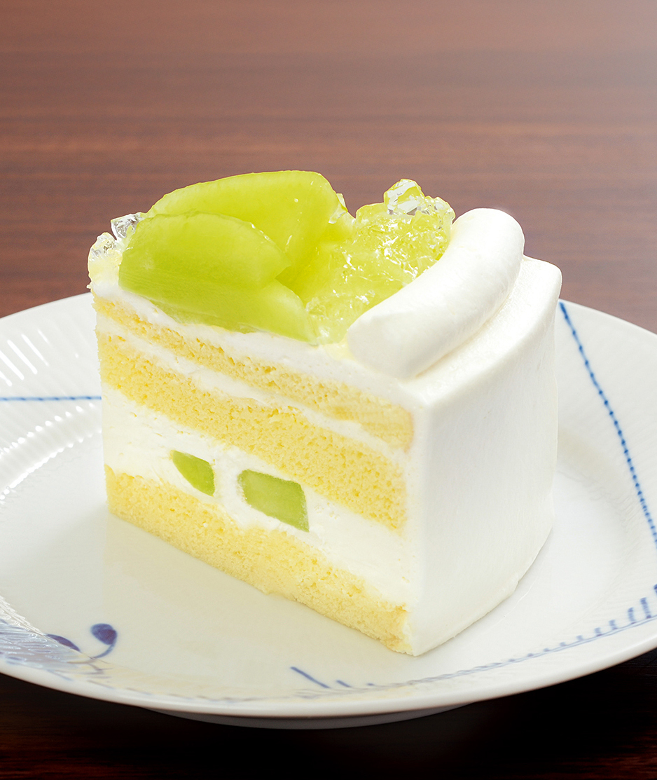 マスクメロンのショートケーキ