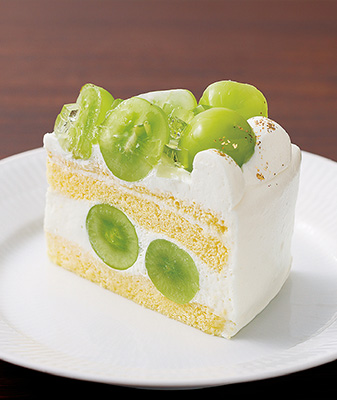 シャインマスカットのショートケーキ