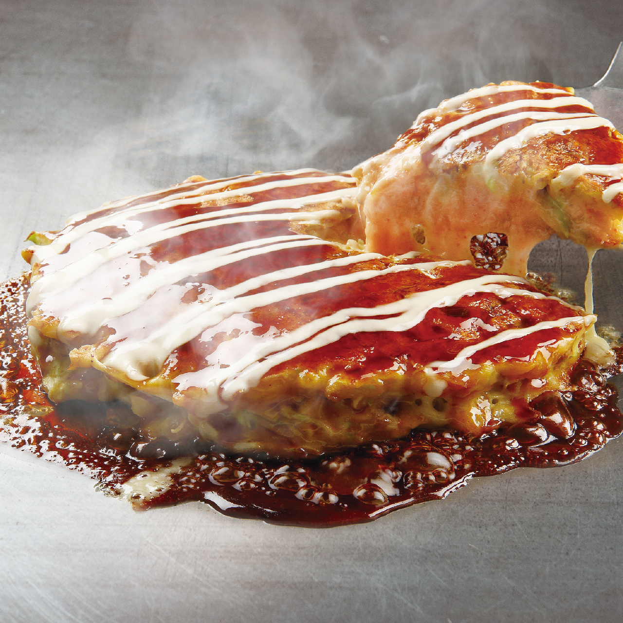 チーズの明太ミルフィーユ焼き