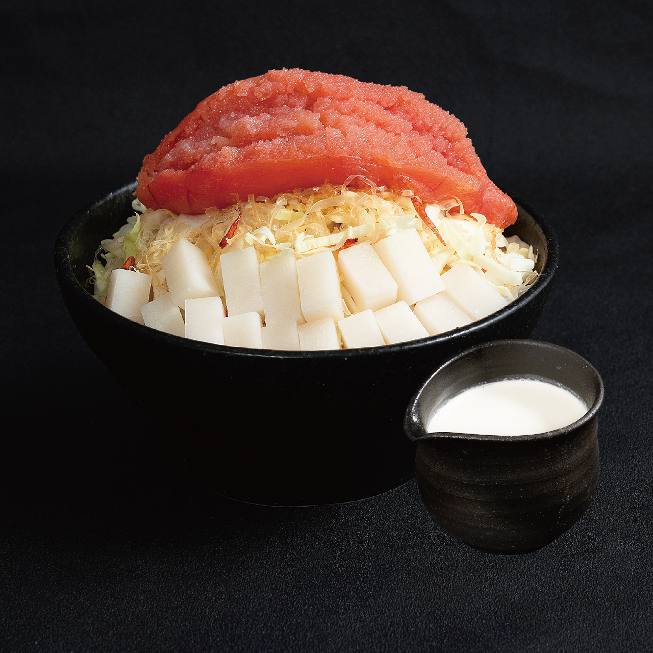 自家製明太子クリームもちもんじゃ