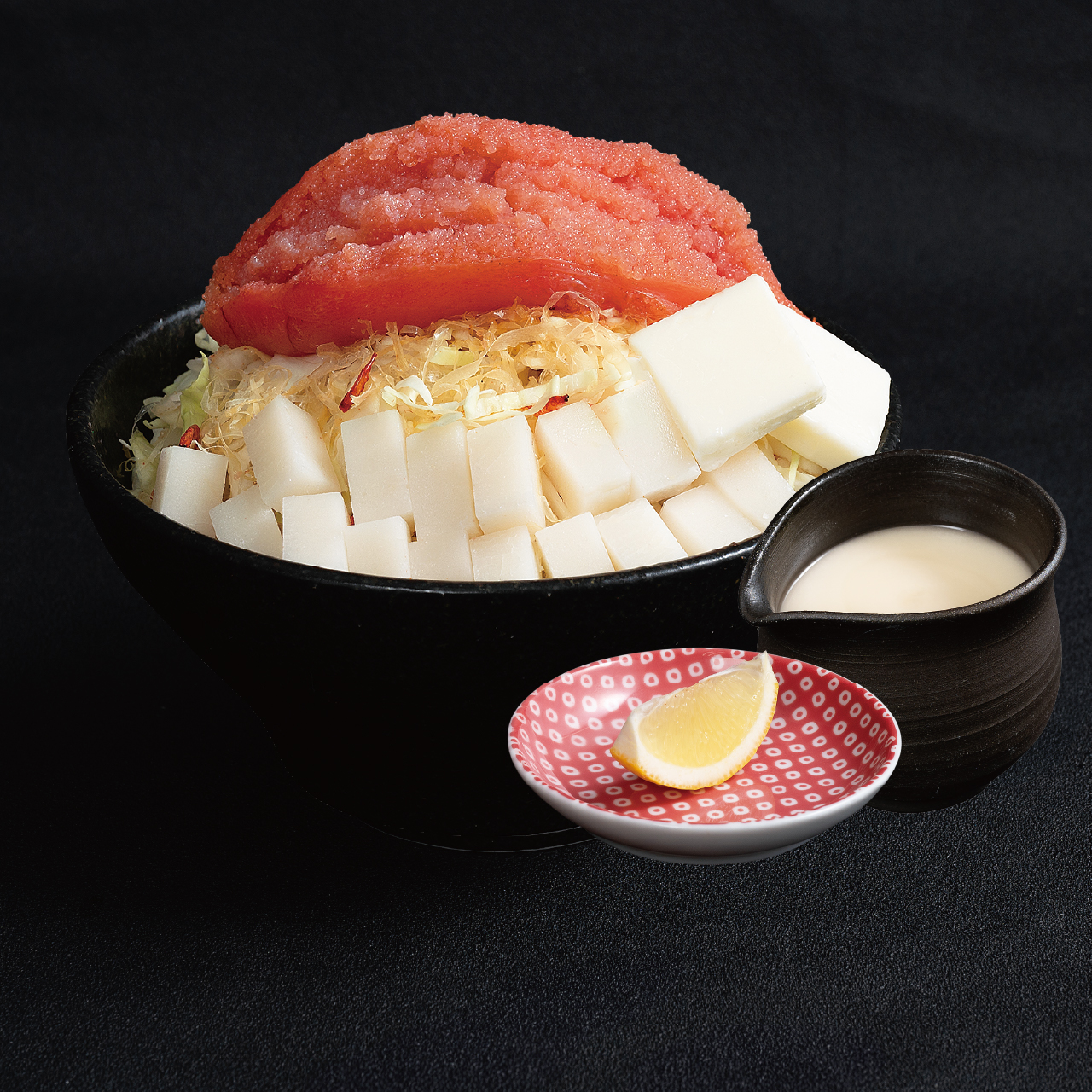 自家製明太子塩バターもちもんじゃ